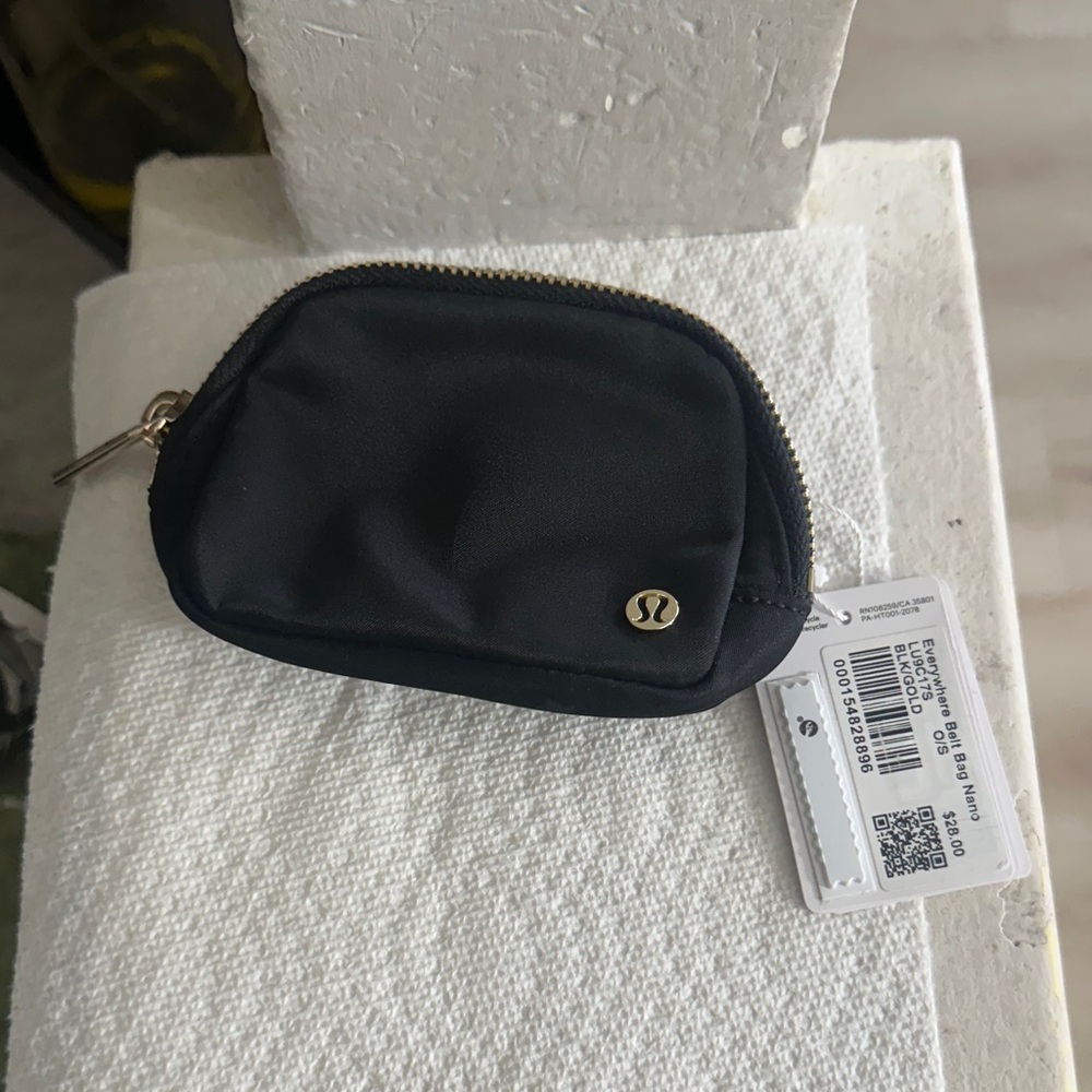 lululemon athletica Black Mini Pouch